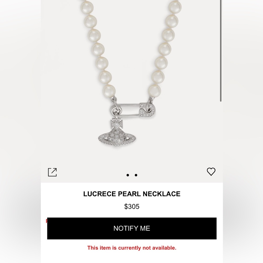 Vivienne Westwood Lucrece Necklace